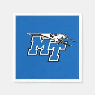 MT Blue Raiders Napkins