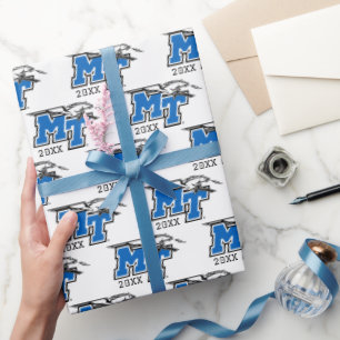 MT Blue Raiders Wrapping Paper
