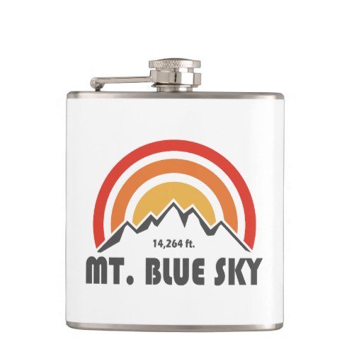 Mt Blue Sky Colorado Flask