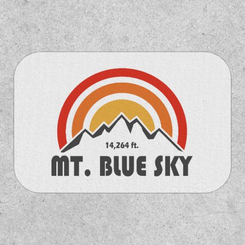 Mt Blue Sky Colorado Patch