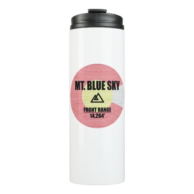 Mt. Blue Sky Colorado Thermal Tumbler (Front)