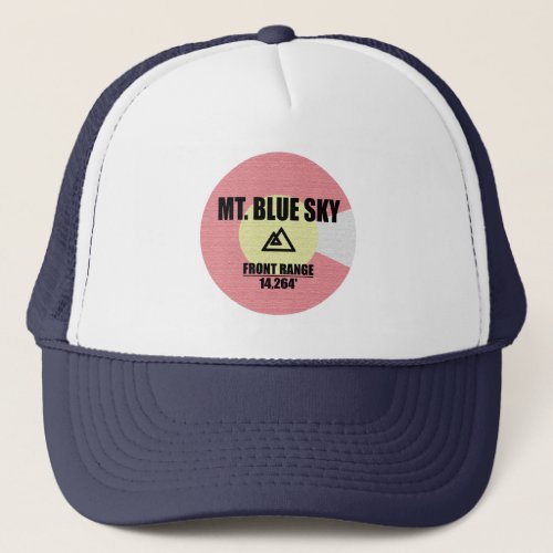 Mt Blue Sky Colorado Trucker Hat