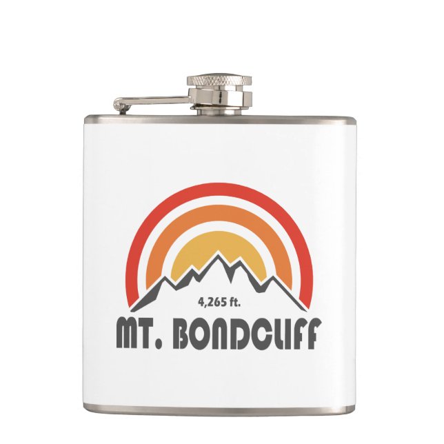 Mt. Bondcliff New Hampshire Flask (Front)