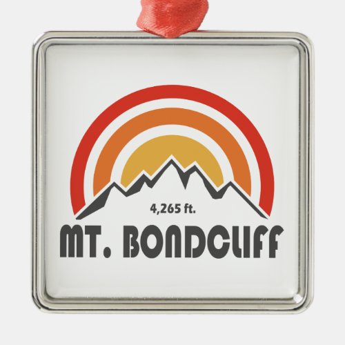 Mt Bondcliff New Hampshire Metal Ornament