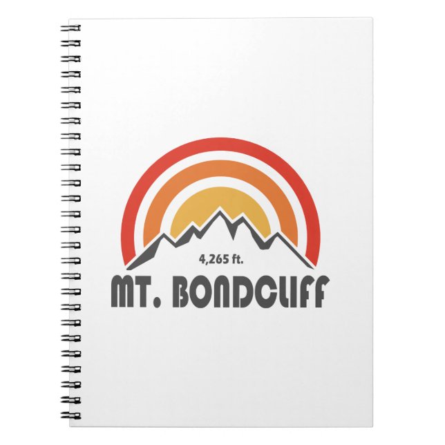 Mt. Bondcliff New Hampshire Notebook (Front)