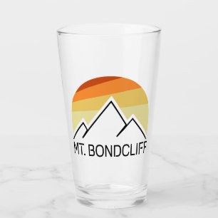 Mt. Bondcliff New Hampshire Retro Glass