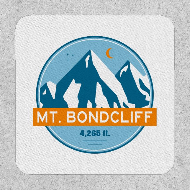 Mt. Bondcliff New Hampshire Stars Moon Patch (Front)