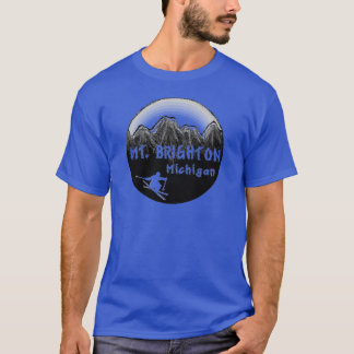 Mt. Brighton Michigan skier T-Shirt