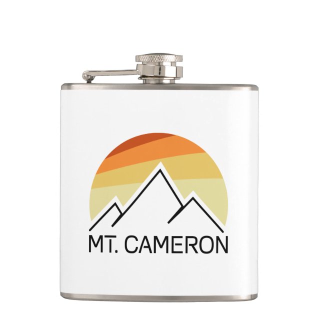 Mt. Cameron Retro Flask (Front)