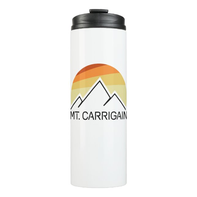 Mt. Carrigain New Hampshire Retro Thermal Tumbler (Front)