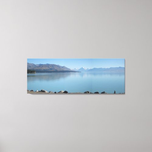 Mt Cook in Winter from Lake Pukaki Canvas Print