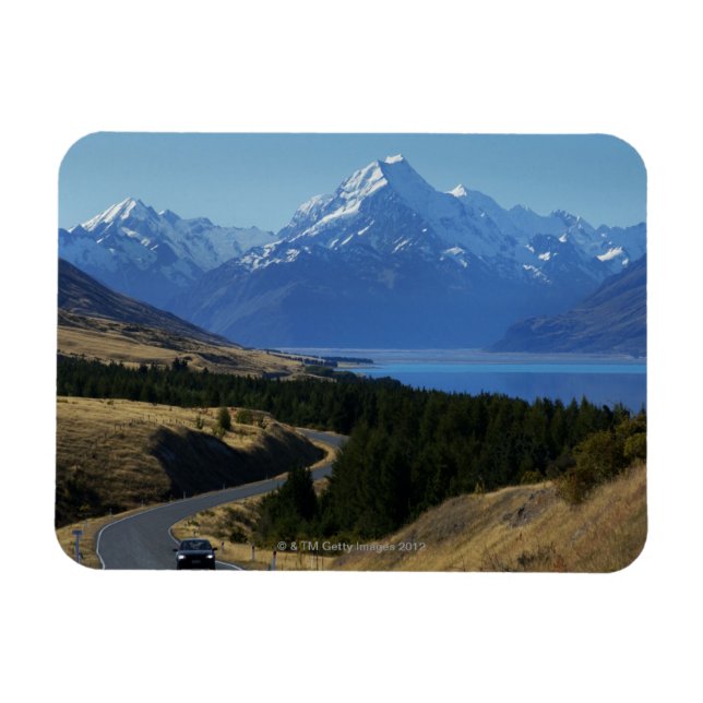 Mt. Cook, New Zealand Magnet (Horizontal)
