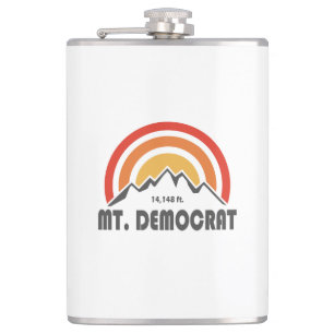 Mt. Democrat Flask