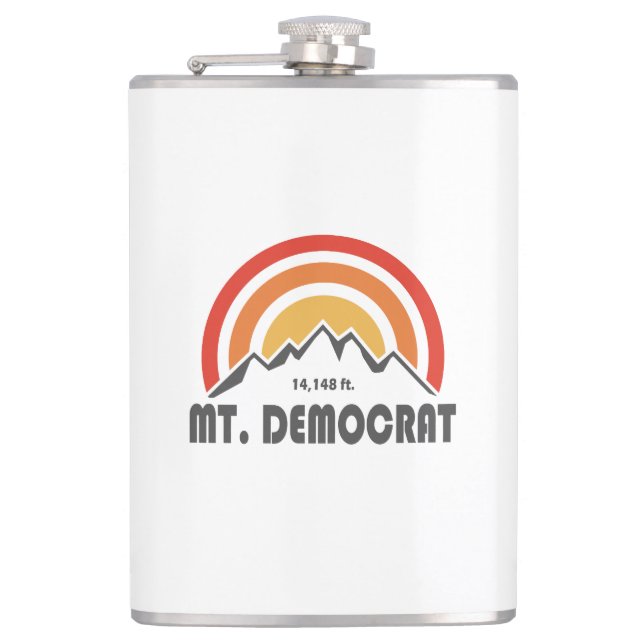 Mt. Democrat Flask (Front)