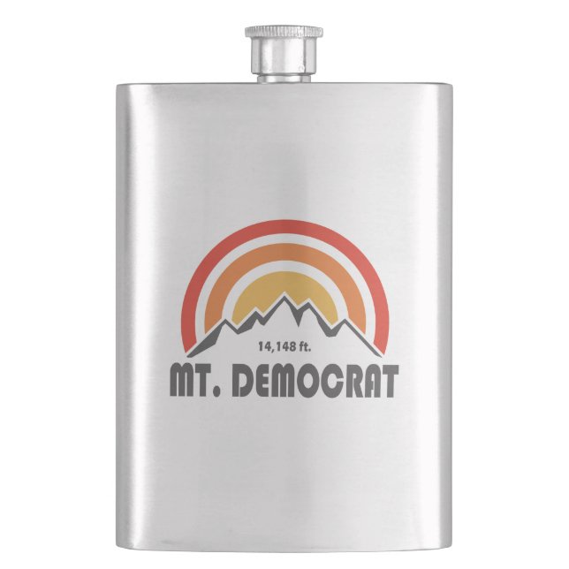 Mt. Democrat Flask (Front)