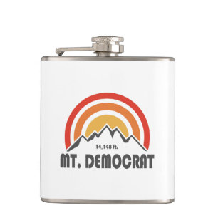 Mt. Democrat Flask
