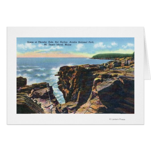 Mt. Desert Island View of Thunder Hole (Front Horizontal)