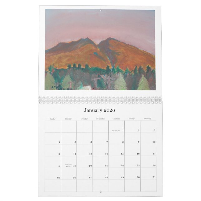 Mt.Diablo Paintings by Stan Levine 2010 Calendar (Jan 2026)