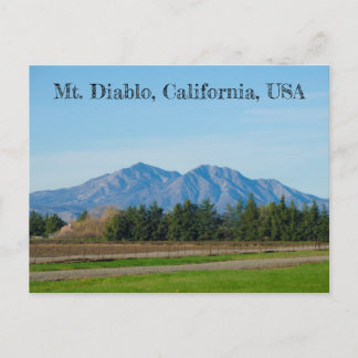Mt. Diablo Postcard