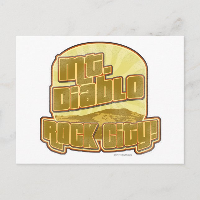 Mt. Diablo Rock City Postcard (Front)