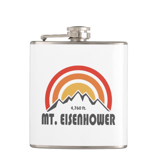Mt. Eisenhower New Hampshire Flask (Front)
