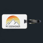 Mt. Eisenhower New Hampshire Retro Luggage Tag<br><div class="desc">Mount Eisenhower,  formerly Mount Pleasant,  is a mountain in the Presidential Range in the White Mountains of New Hampshire approximately 4, 760 ft (1, 450 m) high. Named after President Dwight D. Eisenhower,  its summit offers a 360° view.</div>