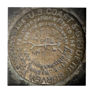 Mt Elbert Fourteener Benchmark Tile