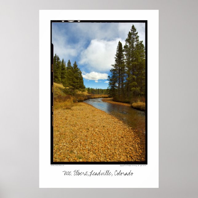 Mt. Elbert, Leadville, Colorado Poster (Front)