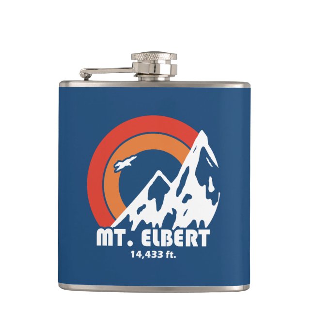 Mt. Elbert Sun Eagle Flask (Front)