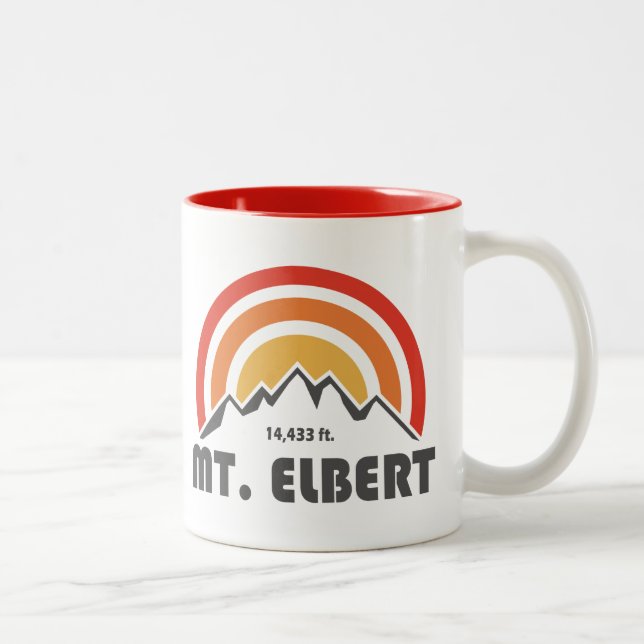 Mt. Elbert Two-Tone Coffee Mug (Right)