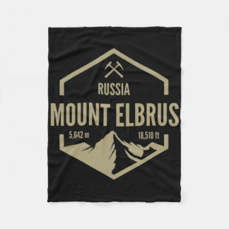 Mt. Elbrus Mountain Travel  Fleece Blanket