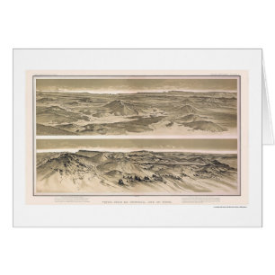 Mt. Emma and Mt. Trumbull Grand Canyon View 1882 Cards