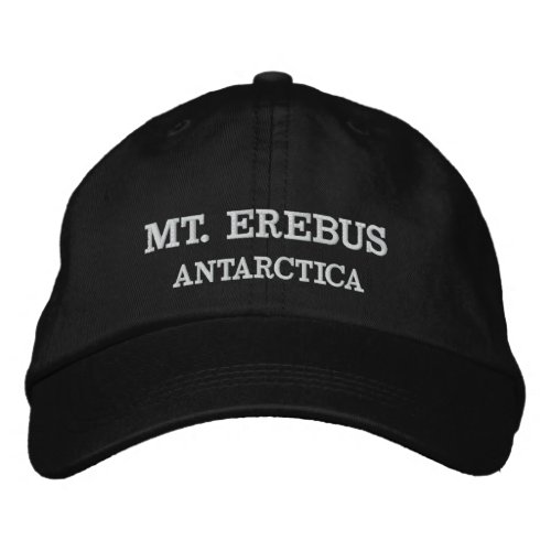 Mt Erebus Antarctica Adjustable Hat