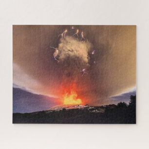 Mt. Etna volcano Jigsaw Puzzle