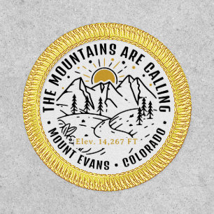 Mt Evans Mountain Adventure Camping Trip Location Patch