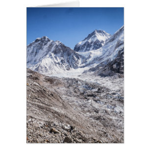 Mt Everest & Base Camp in Snowy Himalayan Mountain Cards