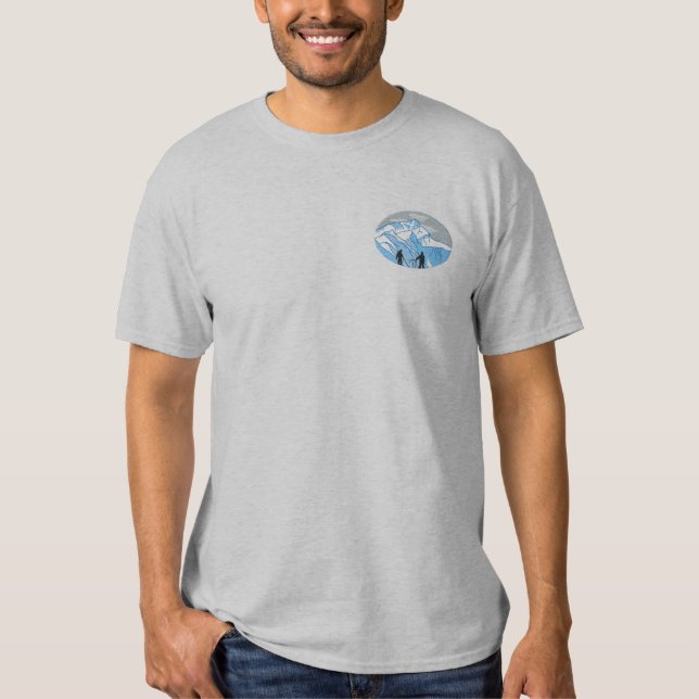 Mt. Everest Embroidered T-Shirt (Front)