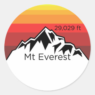 Mt Everest summit sticker