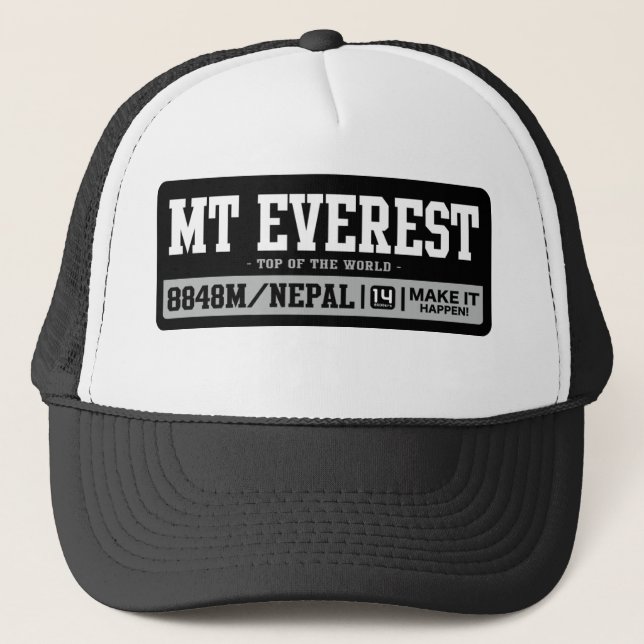 Mt Everest Trucker Hat (Front)