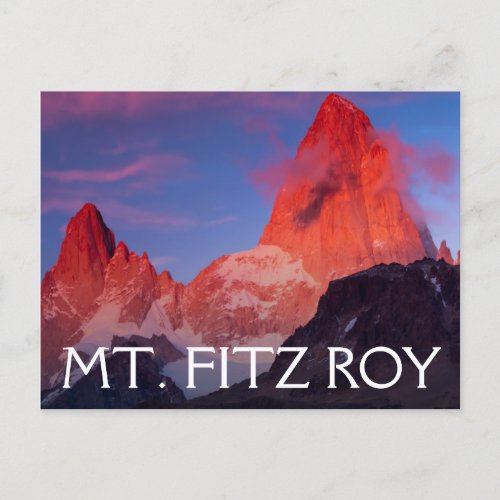 Mt Fitz Roy Postcard