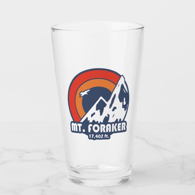 Mt. Foraker Alaska Sun Eagle Glass (Front)