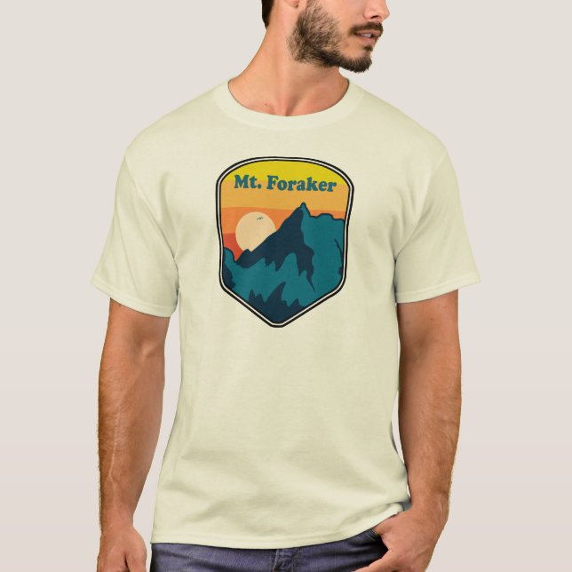 Mt. Foraker Alaska Sunrise T-Shirt (Front)