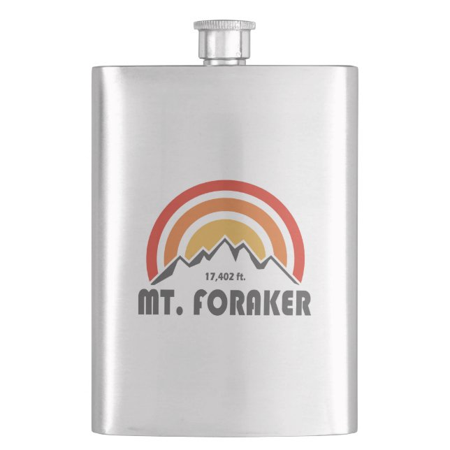 Mt. Foraker Flask (Front)