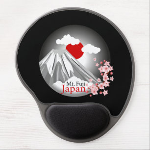 Mt. Fuji Abstract Landscape Gel Mouse Pad