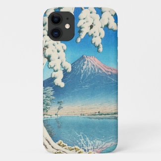 Mt. Fuji After Snow Hasui Kawase shin hanga scene Case-Mate iPhone Case