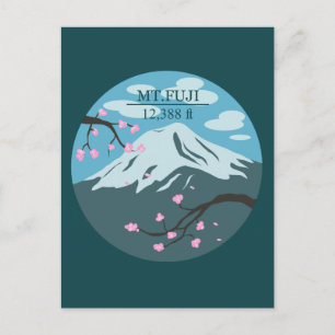 Mt. Fuji Altitude Postcard