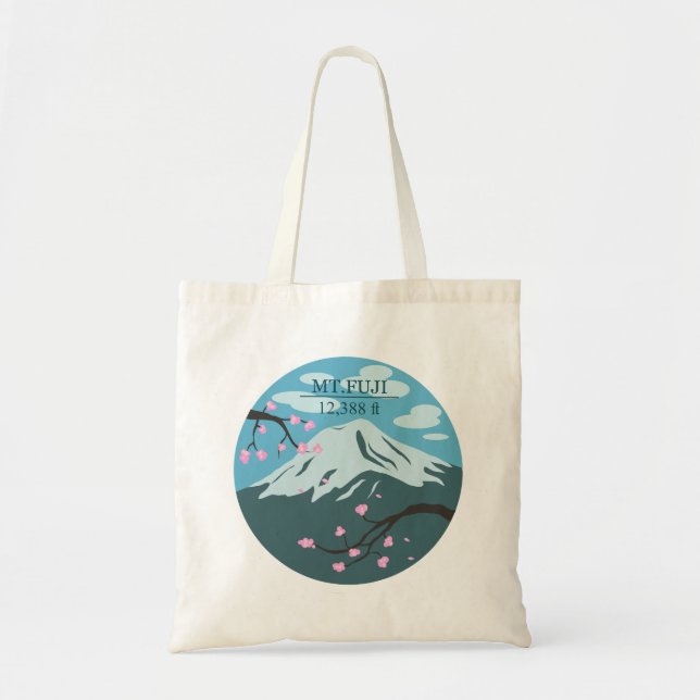 Mt. Fuji Altitude Tote Bag (Front)