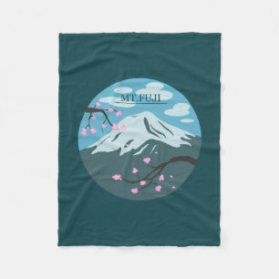 Mt. Fuji Fleece Blanket