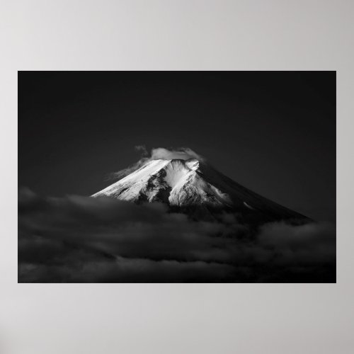 Mt Fuji from Fujiyoshida Poster