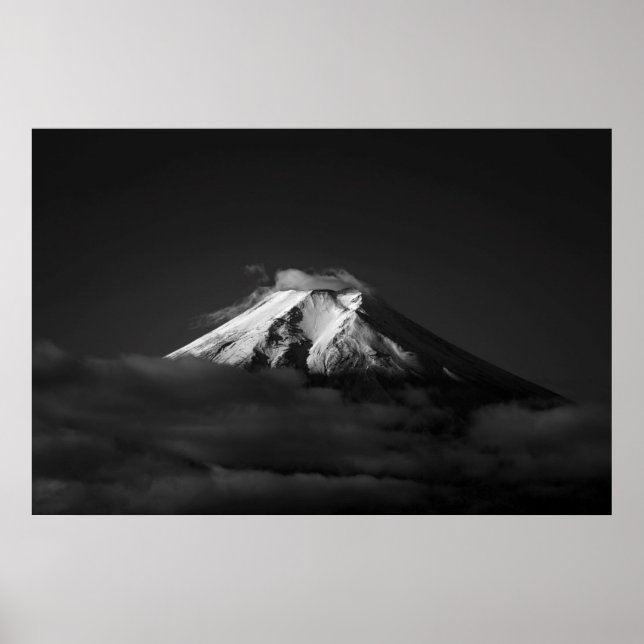 Mt. Fuji from Fujiyoshida Poster (Front)
